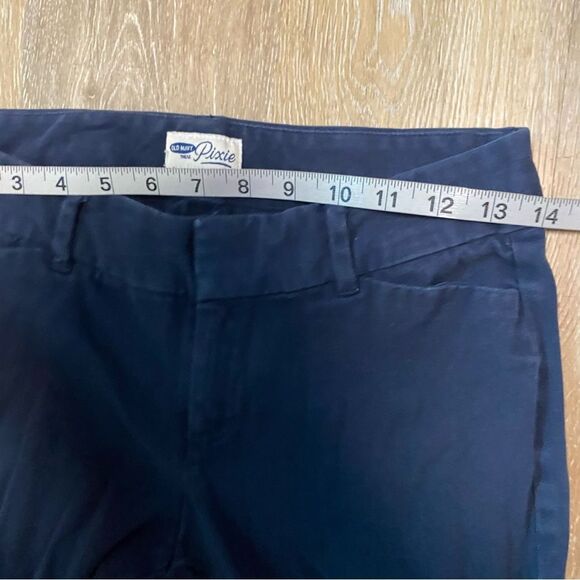 Old navy Pixie chino Skinny Ankle Pants set bundle of 2 navy blue black size 2-4 - Picture 7 of 10